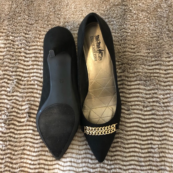 Coach and Four matte black heels - Picture 4 of 4